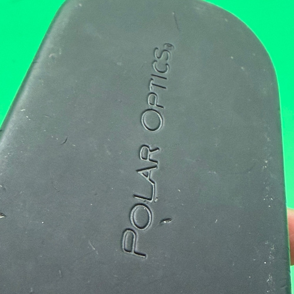 Polar Optics Clip-on Sunglasses Case Black Hard Shell Eyewear Glasses Protector